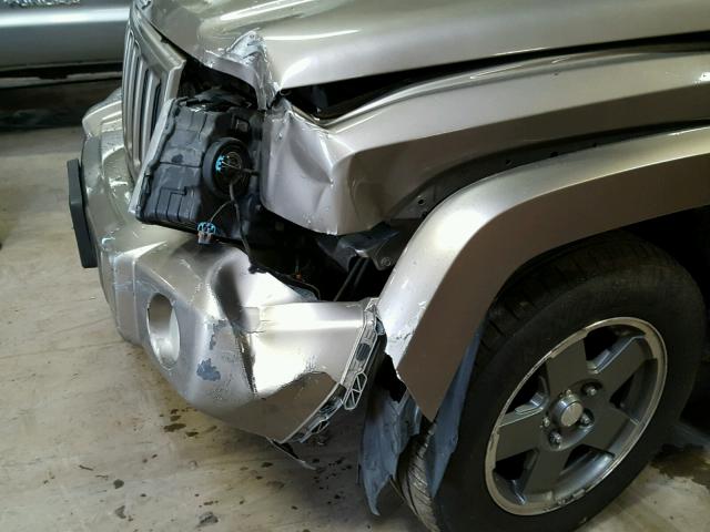 1J8HG48K86C188536 - 2006 JEEP COMMANDER Qızıl foto 9