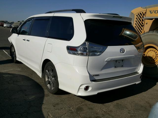 5TDXK3DC4ES476917 - 2014 TOYOTA SIENNA SPO WHITE photo 3