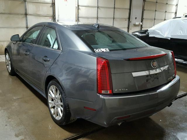 1G6DL5ED8B0115601 - 2011 CADILLAC CTS PERFOR GRAY photo 3