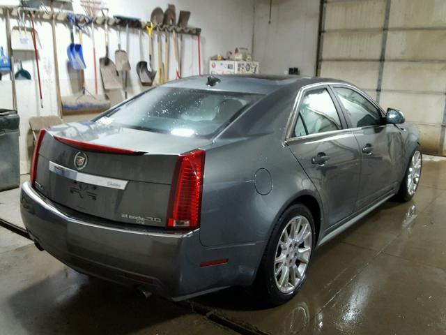 1G6DL5ED8B0115601 - 2011 CADILLAC CTS PERFOR GRAY photo 4