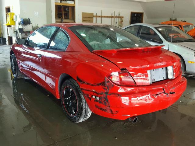 3G2JB12F25S192712 - 2005 PONTIAC SUNFIRE RED photo 3