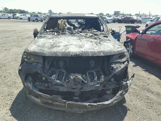 1C4RJFJGXEC220786 - 2014 JEEP GRAND CHER BURN photo 9