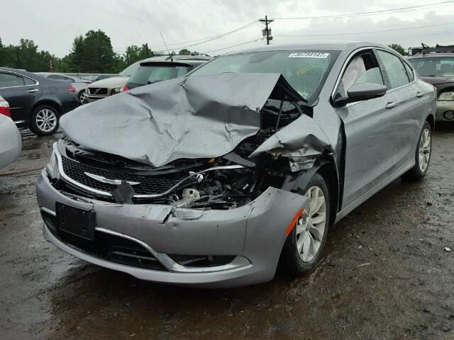 1C3CCCCB4FN508457 - 2015 CHRYSLER 200 C SILVER photo 2