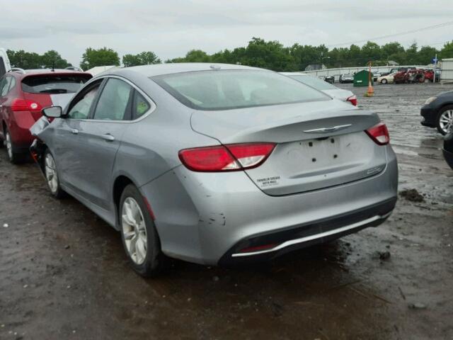 1C3CCCCB4FN508457 - 2015 CHRYSLER 200 C SILVER photo 3