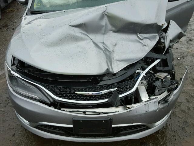 1C3CCCCB4FN508457 - 2015 CHRYSLER 200 C SILVER photo 7