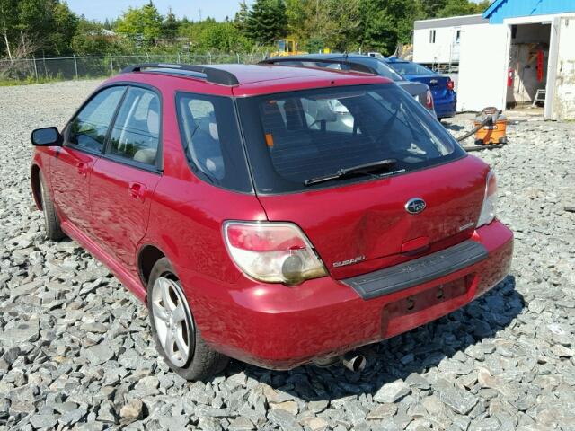 JF1GG61627H809694 - 2007 SUBARU IMPREZA 2. RED photo 3