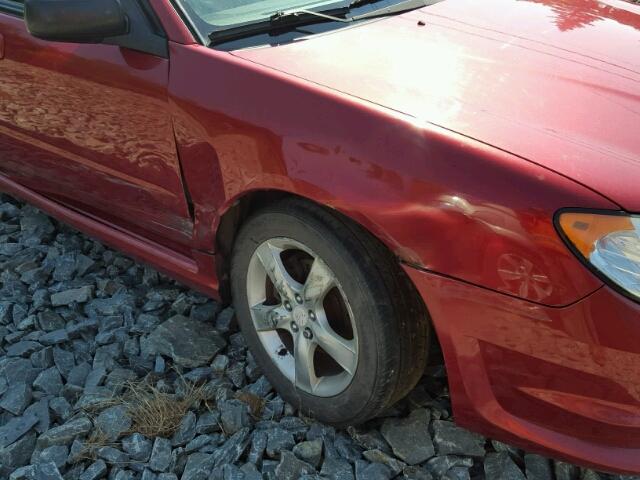 JF1GG61627H809694 - 2007 SUBARU IMPREZA 2. RED photo 9