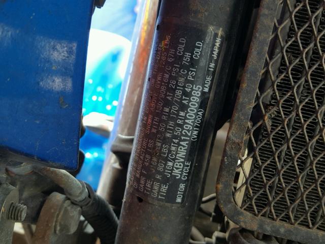 JKBVNRA129A000985 - 2009 KAWASAKI VN1700 A BLUE photo 10