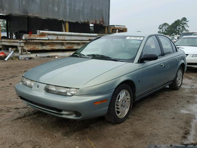 1G8ZK5274XZ307700 - 1999 SATURN SL2 GREEN photo 2