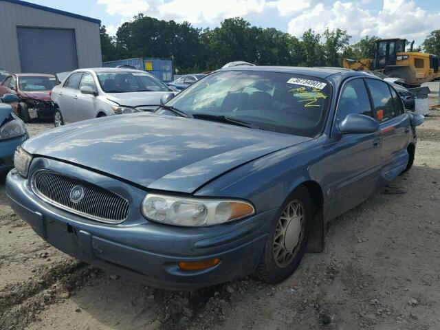 1G4HR54KXYU350706 - 2000 BUICK LESABRE BLUE photo 2