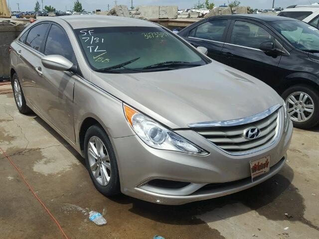 5NPEB4AC0BH269525 - 2011 HYUNDAI SONATA GLS TAN photo 1