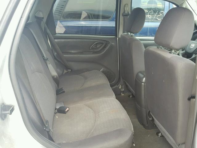 4F2YZ02Z36KM27884 - 2006 MAZDA TRIBUTE I GRAY photo 6