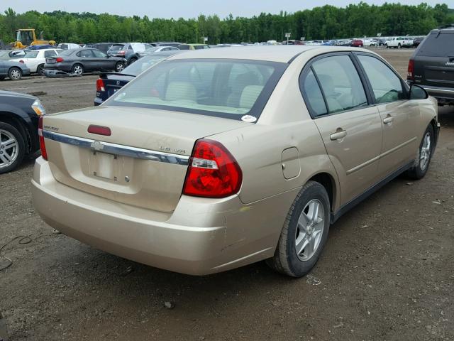 1G1ZT52815F136763 - 2005 CHEVROLET MALIBU LS Qəhvəyi foto 4