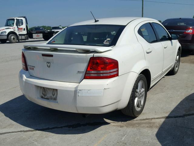 1B3LC56K68N153492 - 2008 DODGE AVENGER SX WHITE photo 4