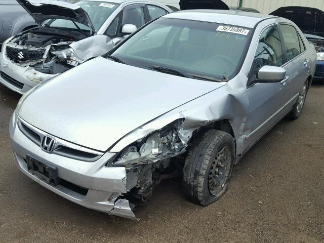 3HGCM56487G709808 - 2007 HONDA ACCORD LX SILVER photo 2