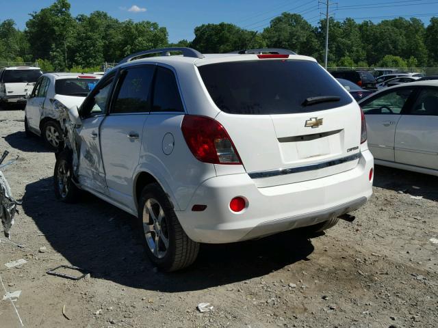 3GNAL3EK5DS566832 - 2013 CHEVROLET CAPTIVA LT WHITE photo 3