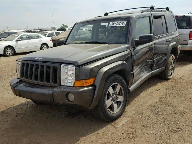 1J8HG48K26C352492 - 2006 JEEP COMMANDER მუქწითელი ფოტო 2