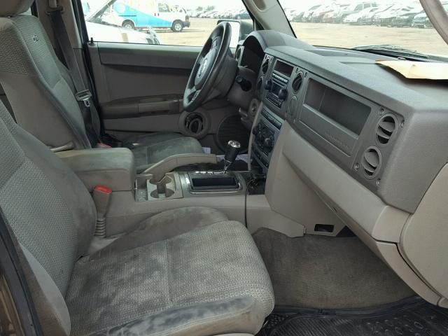 1J8HG48K26C352492 - 2006 JEEP COMMANDER მუქწითელი ფოტო 5