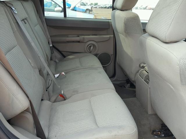 1J8HG48K26C352492 - 2006 JEEP COMMANDER მუქწითელი ფოტო 6