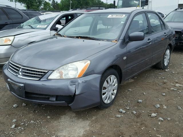 JA3AJ26E76U065329 - 2006 MITSUBISHI LANCER ES GRAY photo 2