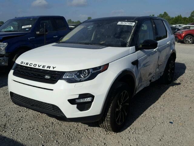 SALCR2BG2HH696164 - 2017 LAND ROVER DISCOVERY WHITE photo 2