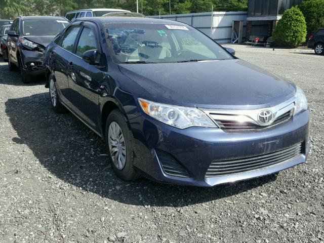 4T4BF1FK3ER426546 - 2014 TOYOTA CAMRY L BLUE photo 1