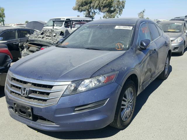 5J6TF3H32CL004642 - 2012 HONDA CROSSTOUR BLUE photo 2