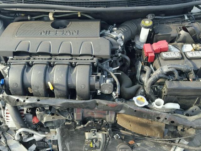 3N1AB7AP2FY321350 - 2015 NISSAN SENTRA S WHITE photo 7