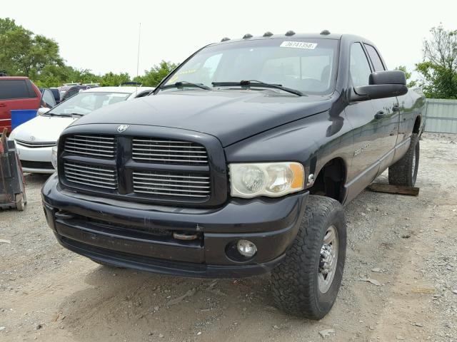 3D7KU28C73G820069 - 2003 DODGE RAM 2500 S 黑色 照片 2