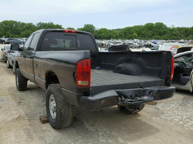 3D7KU28C73G820069 - 2003 DODGE RAM 2500 S 黑色 照片 3