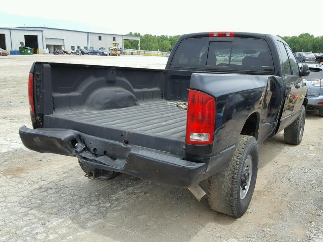 3D7KU28C73G820069 - 2003 DODGE RAM 2500 S 黑色 照片 4