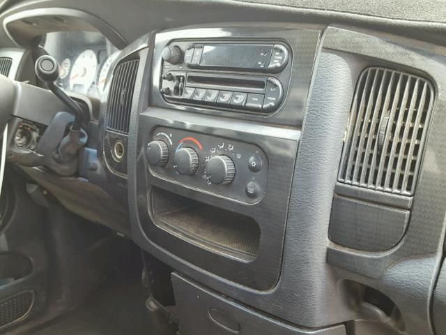 3D7KU28C73G820069 - 2003 DODGE RAM 2500 S 黑色 照片 9