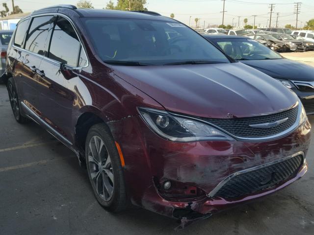 2C4RC1GG9HR526152 - 2017 CHRYSLER PACIFICA L RED photo 1