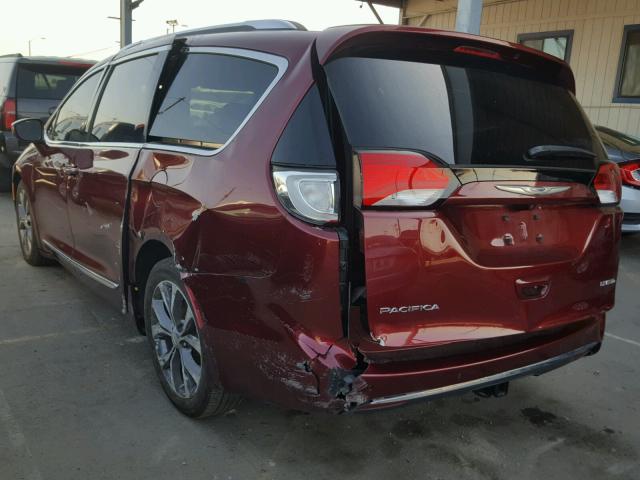 2C4RC1GG9HR526152 - 2017 CHRYSLER PACIFICA L RED photo 3