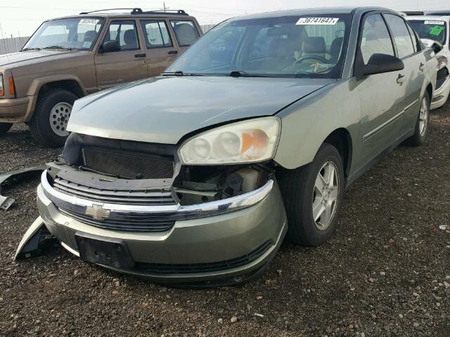 1G1ZT54814F211229 - 2004 CHEVROLET MALIBU LS GREEN photo 2
