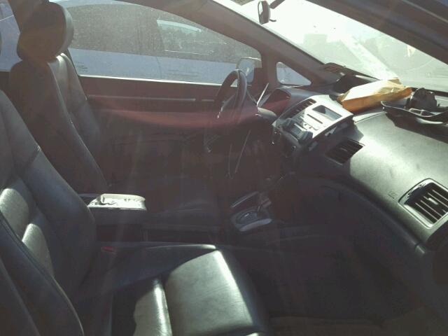 2HGFA16069H019084 - 2009 HONDA CIVIC EXL BLACK photo 5