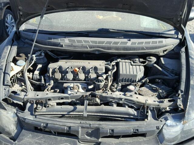 2HGFA16069H019084 - 2009 HONDA CIVIC EXL BLACK photo 7