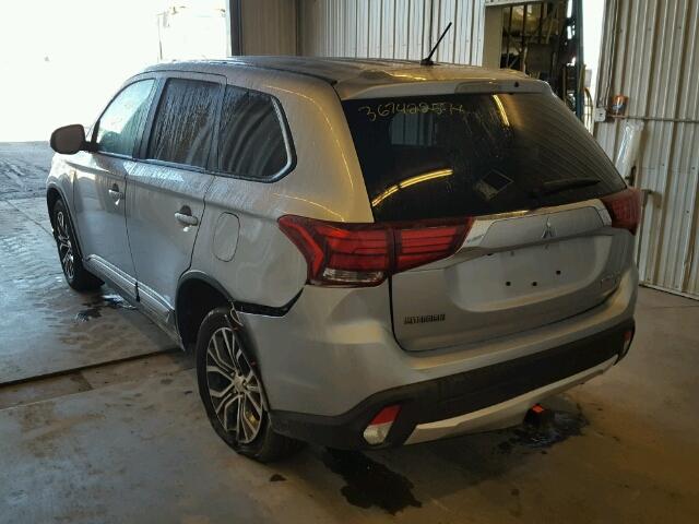 JA4AZ3A3XGZ035780 - 2016 MITSUBISHI OUTLANDER SILVER photo 3