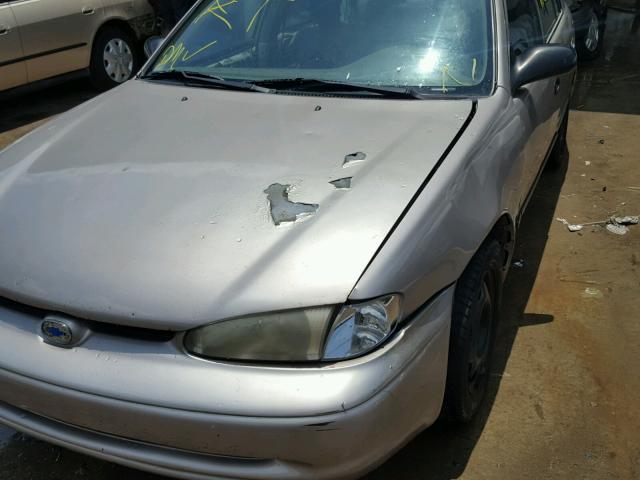 1Y1SK52851Z430831 - 2001 CHEVROLET GEO PRIZM 棕色 照片 9