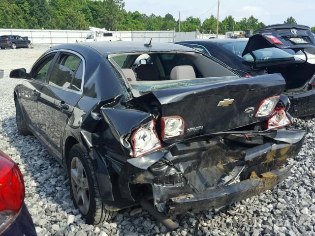 1G1ZG57B294208841 - 2009 CHEVROLET MALIBU LS შავი ფოტო 3