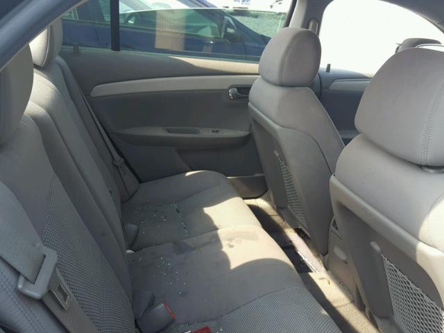 1G1ZG57B294208841 - 2009 CHEVROLET MALIBU LS შავი ფოტო 6