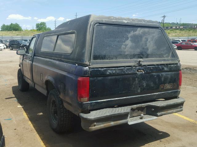 2FTHF25H7SCA14775 - 1995 FORD F250 BLUE photo 3