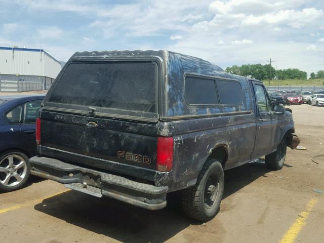 2FTHF25H7SCA14775 - 1995 FORD F250 BLUE photo 4