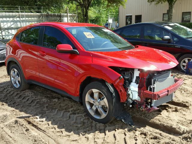 3CZRU5H3XHG707793 - 2017 HONDA HR-V LX RED photo 1