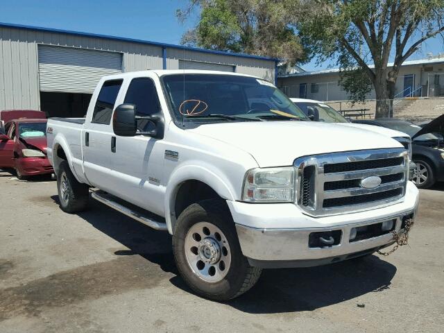 1FTWW31P65EA41703 - 2005 FORD F350 WHITE photo 1