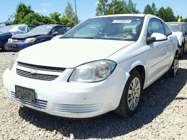 1G1AD1F57A7219024 - 2010 CHEVROLET COBALT 1LT WHITE photo 2