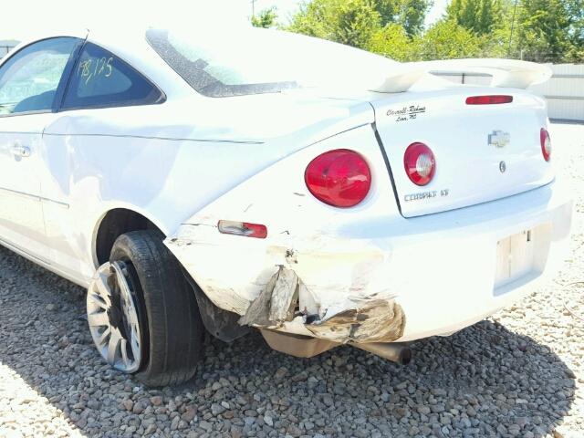 1G1AD1F57A7219024 - 2010 CHEVROLET COBALT 1LT WHITE photo 9