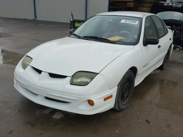 1G2JB524117418625 - 2001 PONTIAC SUNFIRE SE WHITE photo 2