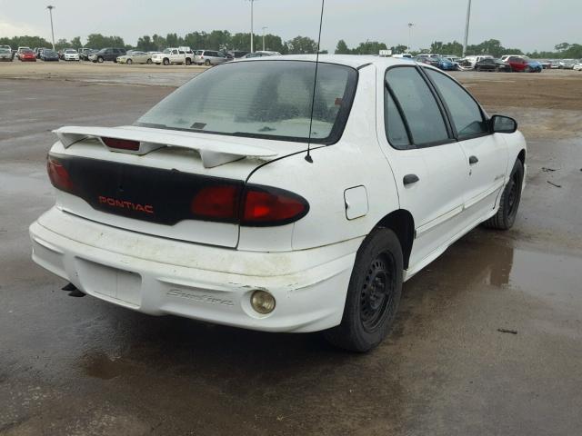 1G2JB524117418625 - 2001 PONTIAC SUNFIRE SE WHITE photo 4