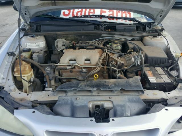 1G2NW12E53C145240 - 2003 PONTIAC GRAND AM G SILVER photo 7